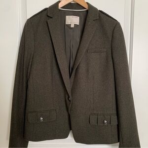 Banana Republic Heritage military green blazer, women’s size 10, wool